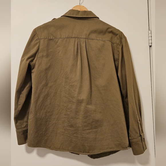 Ba&sh military green women's khaki shirt - Picture 2 of 3